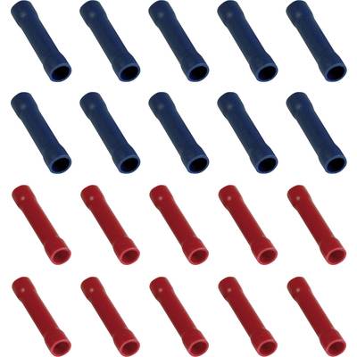  323007 Butt joint  0.205 mm²  Insulated Red, Blue 20 pc(s) 