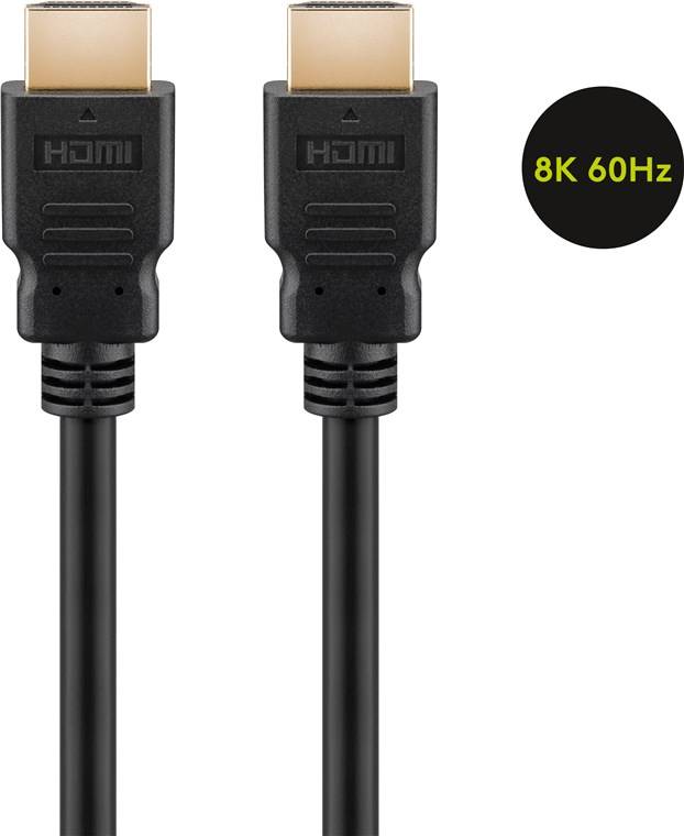Goobay HDMI Cable HDMI-A plug 1.5 m Black 41083 HDMI cable-1
