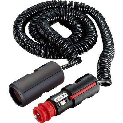 ProCar Extension cables Max. load capacity=8 A Compatible with (details) Cigarette lighter and standard sockets Extensio