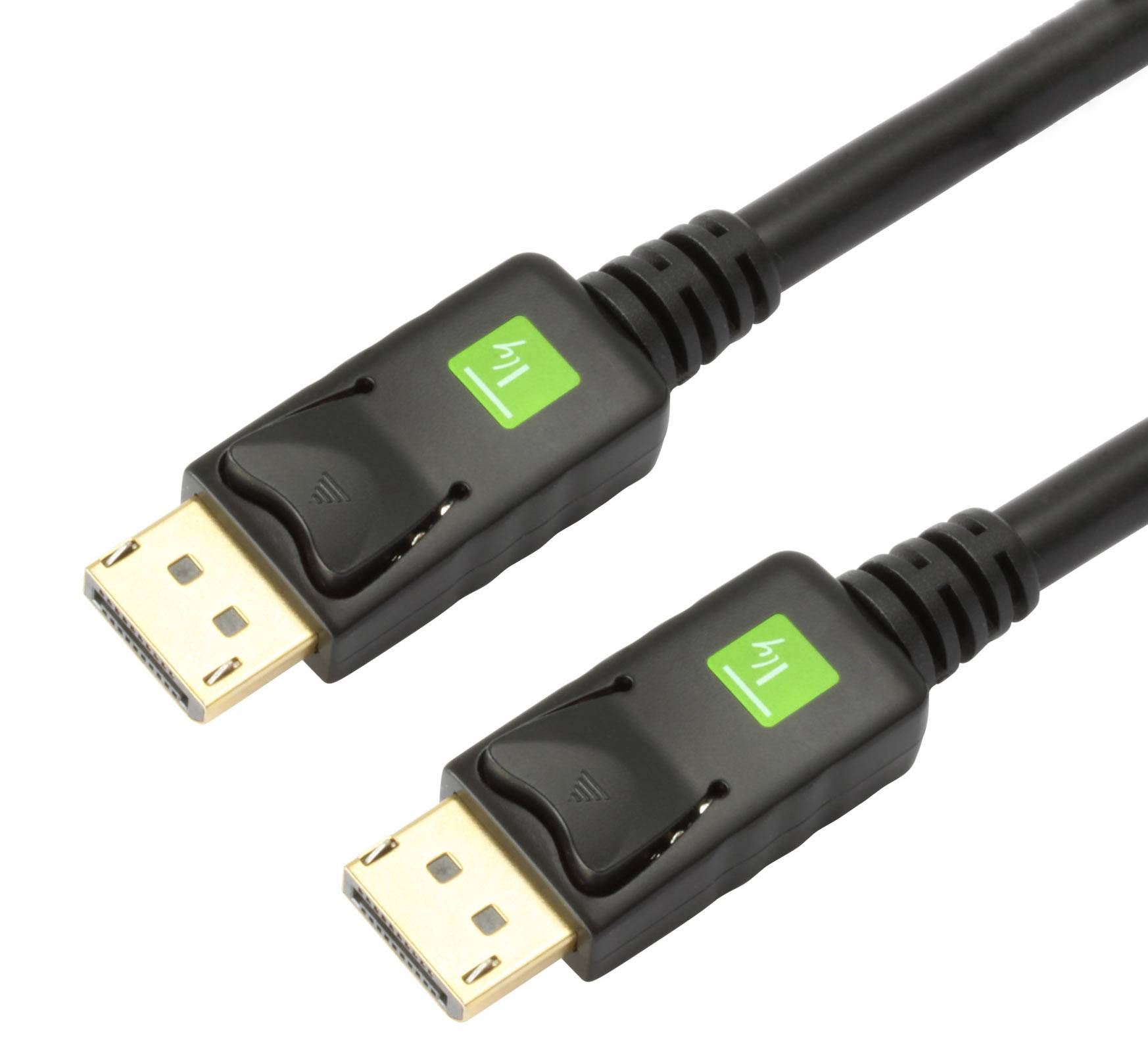 TECHly DisplayPort Cable DisplayPort plug 1.00 m Black ICOC-DSP-A-010 DisplayPort cable-5