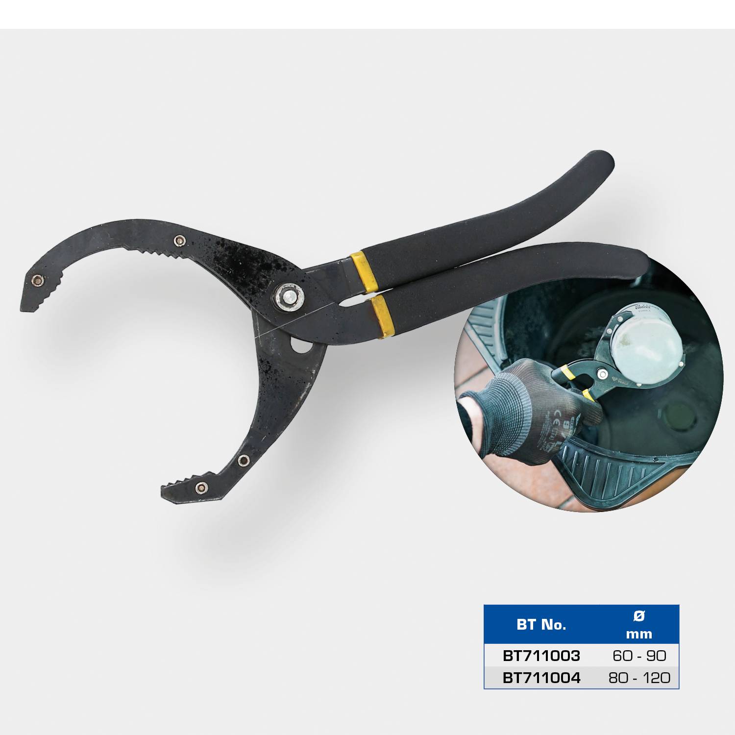 Brilliant Tools BT711003 Universal oil filter key