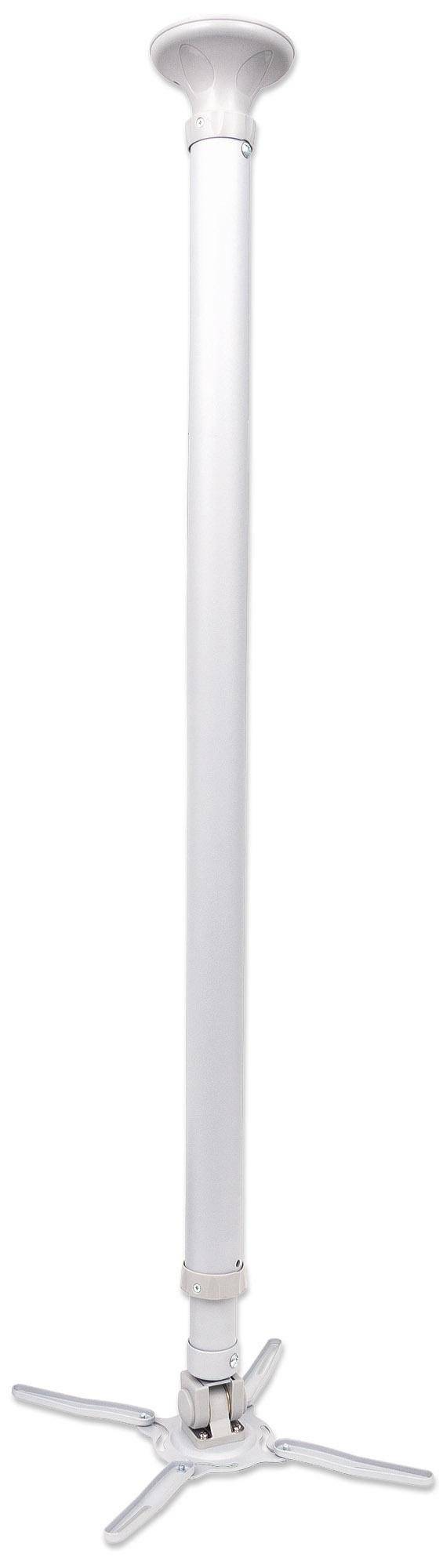 Manhattan 424868 Projector ceiling mount Tiltable, Rotatable Max. distance to floor/ceiling: 197 cm Silver-4