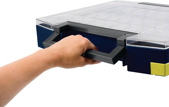 raaco Boxxser 80 5x10-20 Assortment case (L x W x H) 361 x 421 x 78 mm No. of compartments: 20 Content 1 pc(s)-2