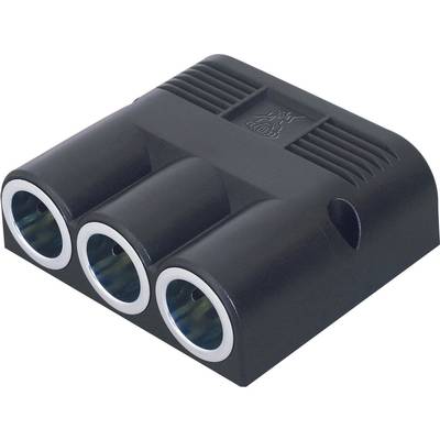 ProCar 67611001 In-car 12V splitter No. of 12V connectors 3 x Max. load capacity 16 A