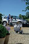Compact hose wagon with 30 m hose