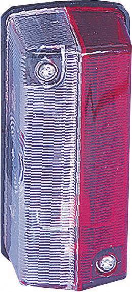 SecoRüt End outline marker Marker right, left 12 V Red, White-0