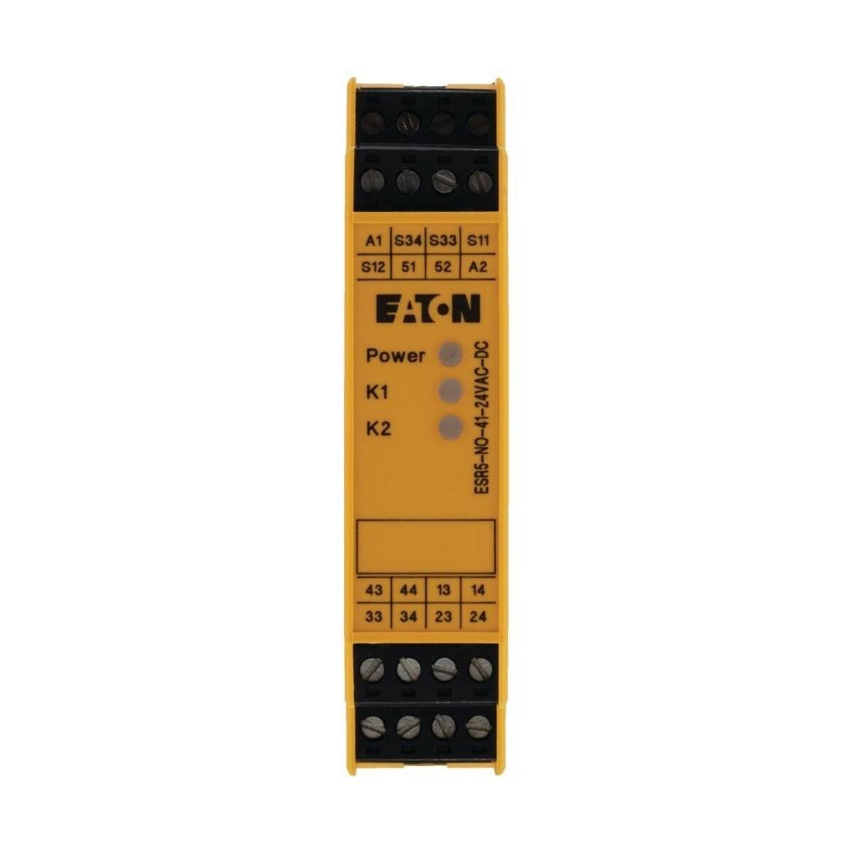 Safety relay ESR5-NO-41-24VAC-DC Eaton Operating voltage: 24 V DC/AC (W x H x D) 22.5 x 99 x 114.5 mm 1 pc(s)-3
