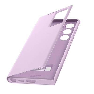 Samsung Smart View Wallet Case Flip cover Samsung Samsung Galaxy S23 Ultra Lavender Shockproof