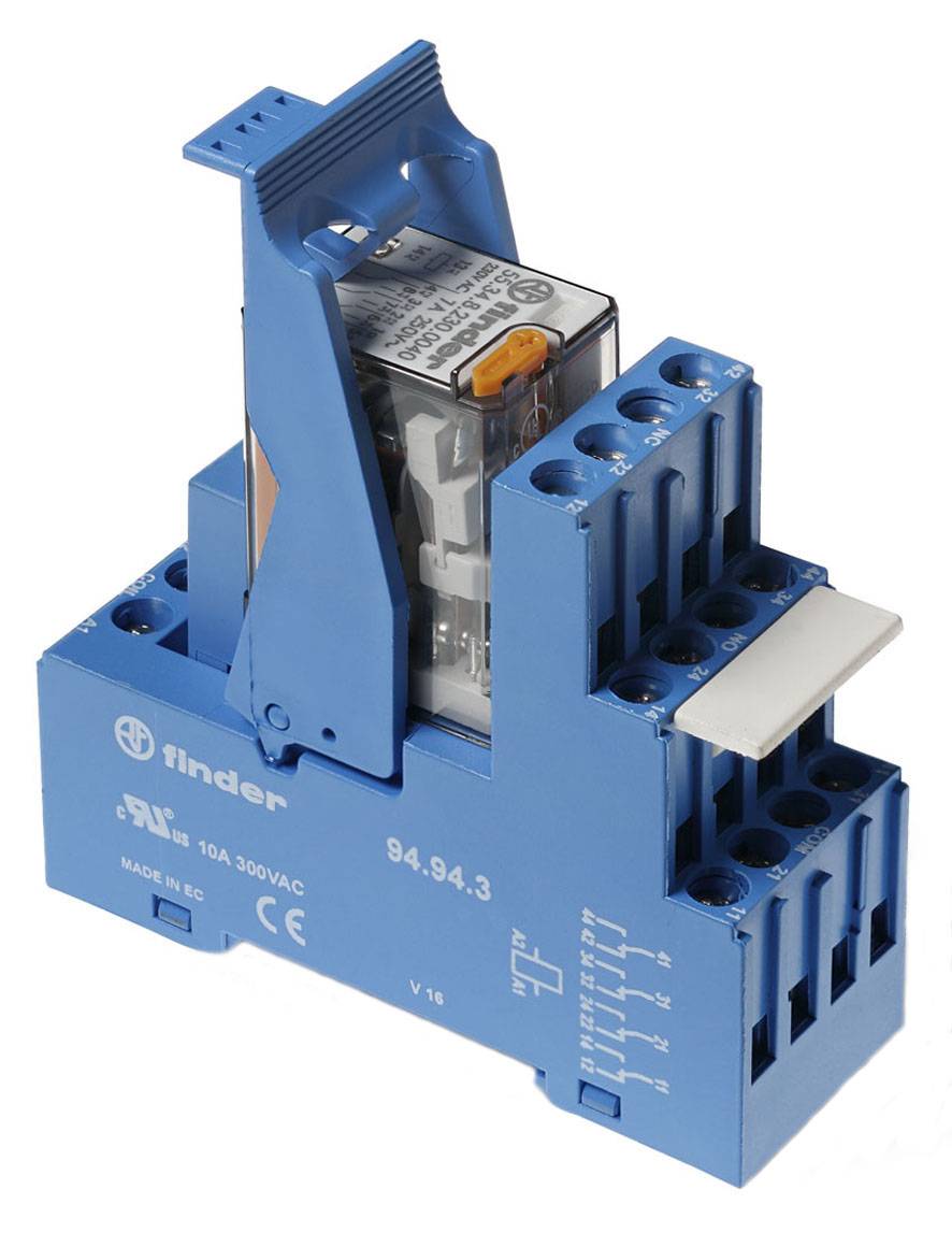 Finder 59.34.9.012.0050 7A Relay Interface Module N/A 12 V DC IP20-0
