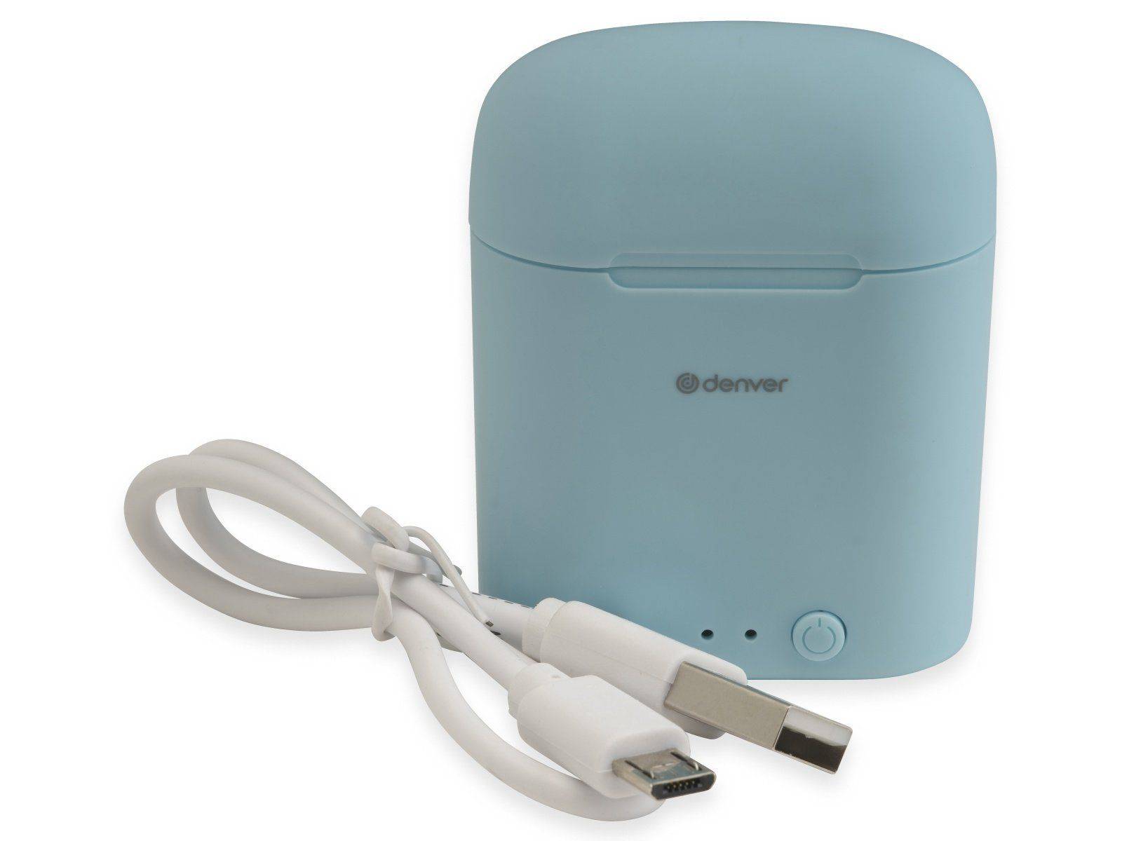 Symbol image for Denver TWE-46 In-ear headphones Bluetooth® (1075101) Light blue