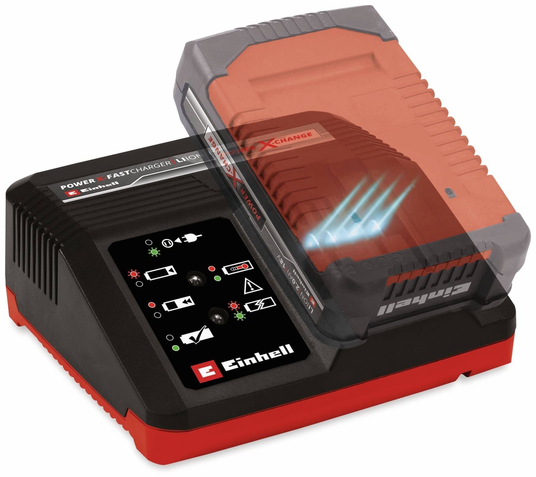Caricabatterie Ultra Rapido Einhell Power X-Change 4A - 200-250V Senza Batteria - Foto 4