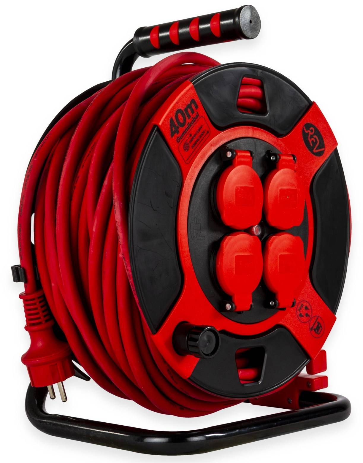 REV 0010307612 Cable reel 40.00 m Black PG plug-1