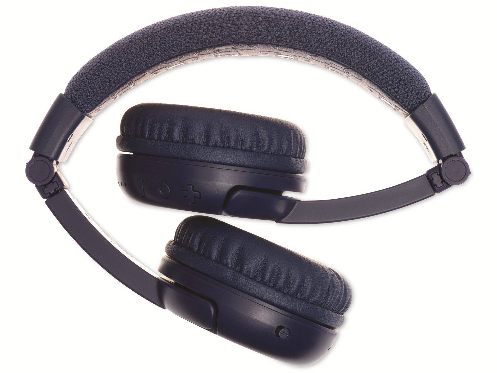 Symbol image for onanoff BuddyPhones® Children On-ear headset Bluetooth® (1075101), Corded (1075100) Dark blue Volume limiter, Foldable, 