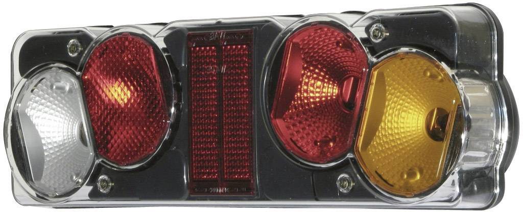 SecoRüt HGV tail light Turn signal, Brake light, Tail light, Reversing lamps, Reflector right 12 V, 24 V Clear glass-2