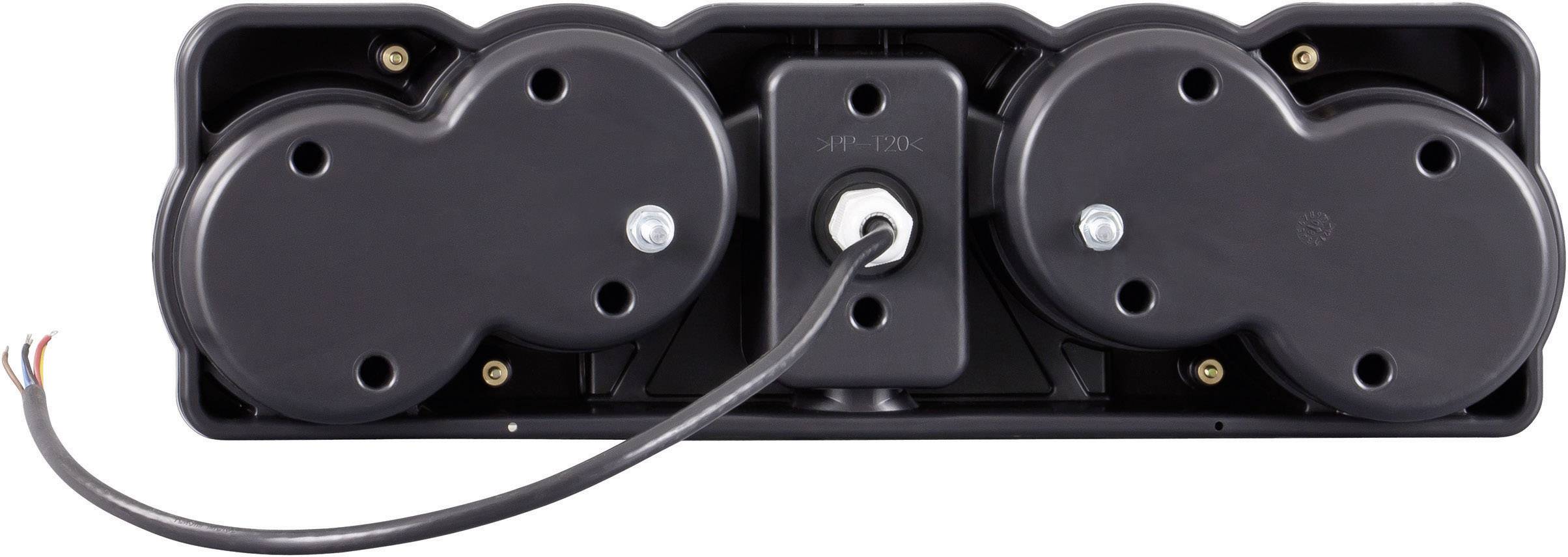 SecoRüt HGV tail light Turn signal, Brake light, Tail light, Reversing lamps rear, right 24 V Clear glass-3