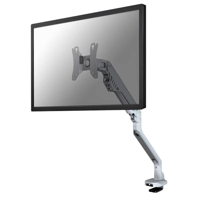 Neomounts Monitor desk mount FPMA-D750SILVER 1 Display(s) 25,4 cm (10") - 81,3 cm (32") Grey Swivelling, Swivelling, Til-2