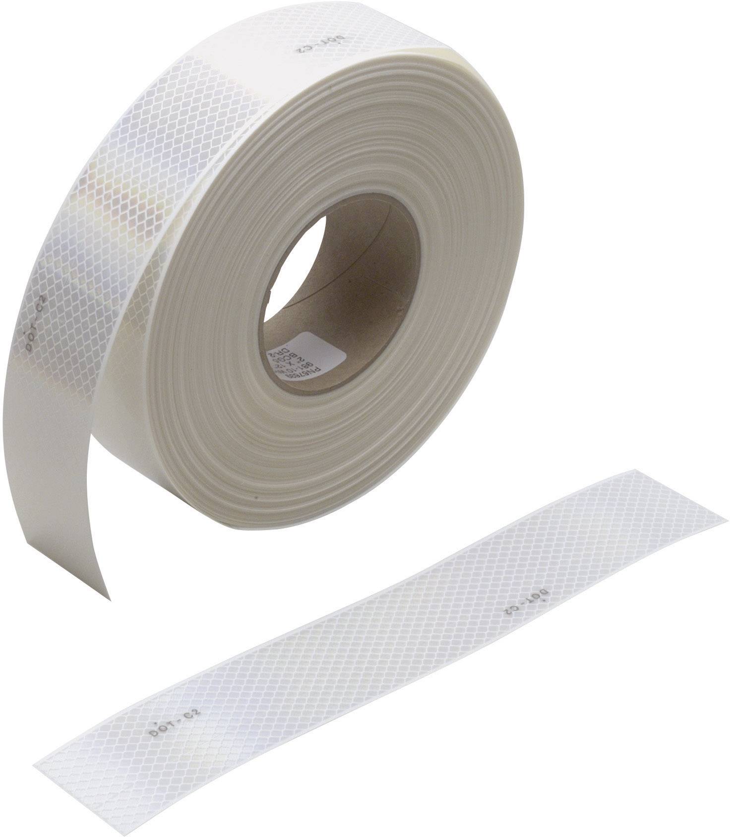 3M 3430 Engineer Grade Prismatic Reflective WHITE CONSPICUITY TAPE 3/8" x 5yd 