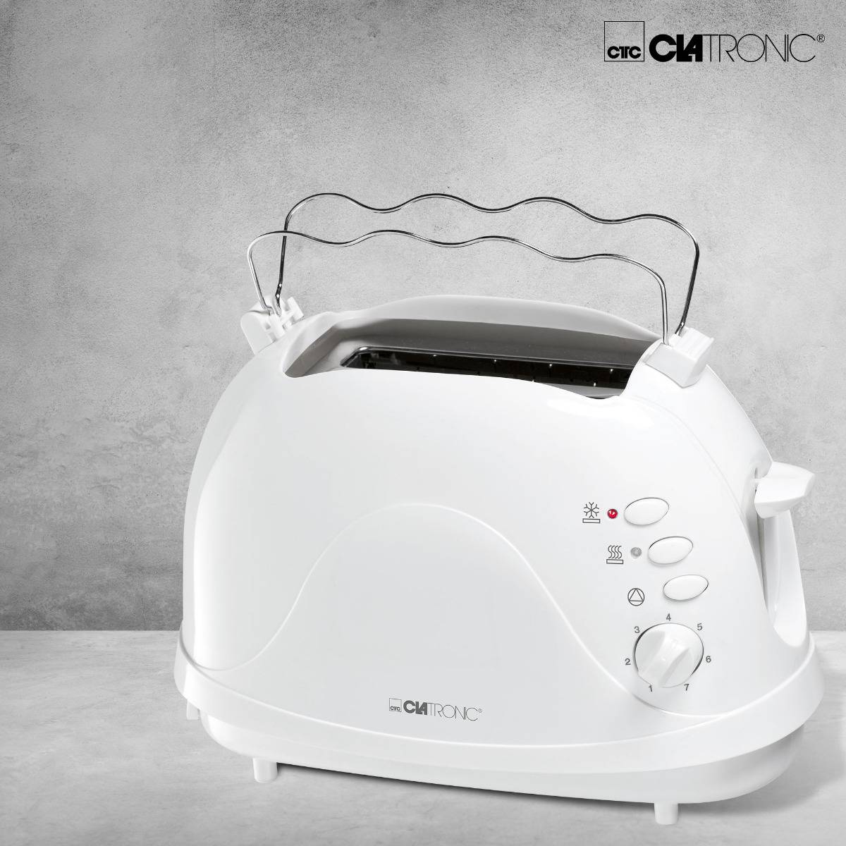 Clatronic TA 3565 Toaster White-2