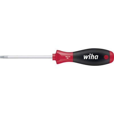 Screwdriver with ergonomic handle, black and red colours, 'wiha' brand name printed on the side.