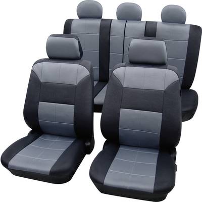 Petex 22574918 Dakar SAB 1 Vario Plus Seat covers 17-piece Polyester Grey, Black 