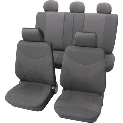 Petex Vesuvius Universal car seat cover set Grey 17 pieces