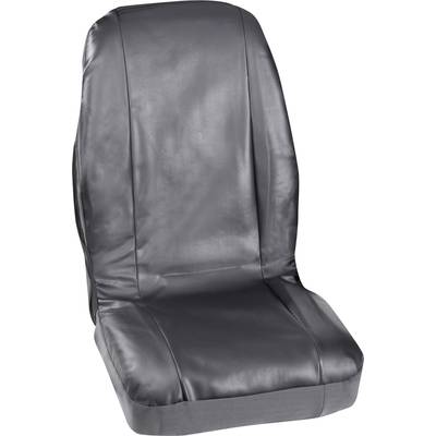 Petex 3007004 Profi 4 Seat covers 4-piece Faux leather Black Driver's seat, Passenger seat