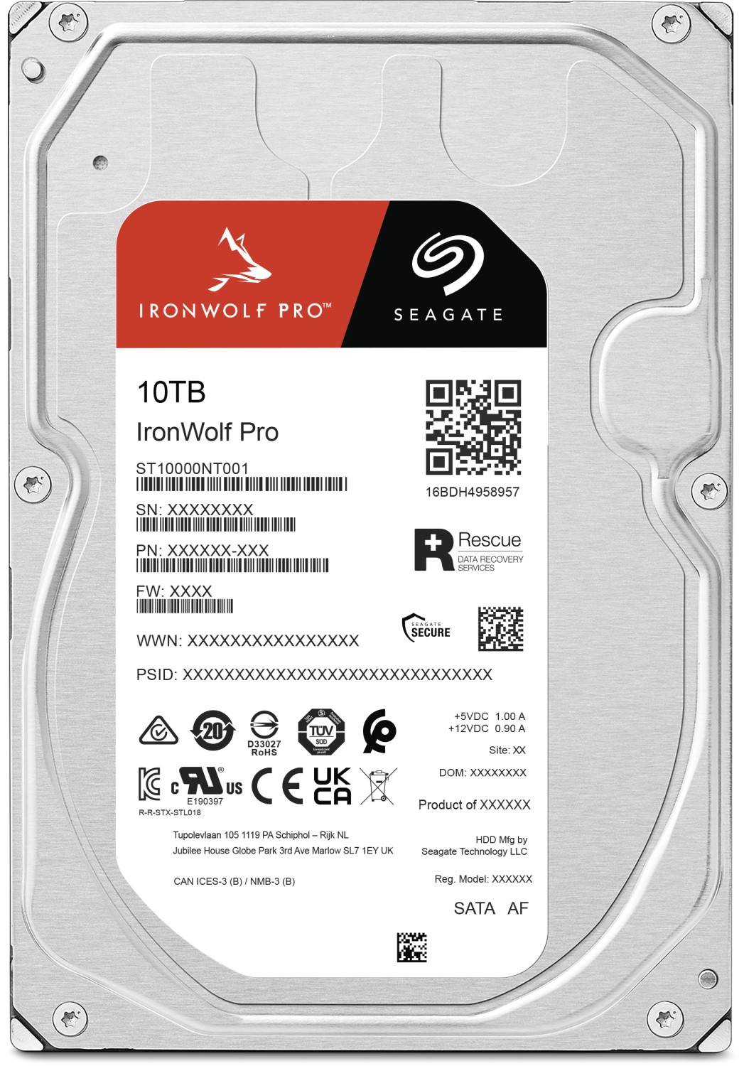 Seagate Ironwolf Pro Tb Cm Internal Hdd Sata Iii St Nt Bulk Conrad Com