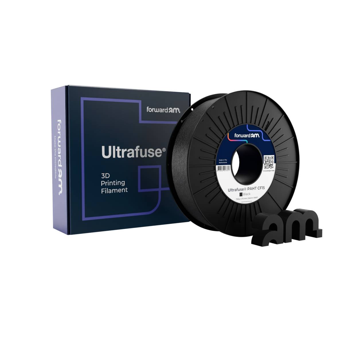BASF Ultrafuse PAHT-4500b075 PAHT-4500b075 Filament PA 2.85 mm 750 g Black 1 pc(s)-4