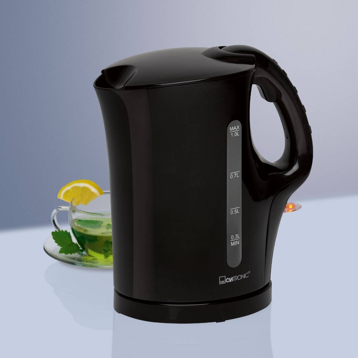 Clatronic WK 3462 schwarz Kettle Black Capacity: 1 l-4