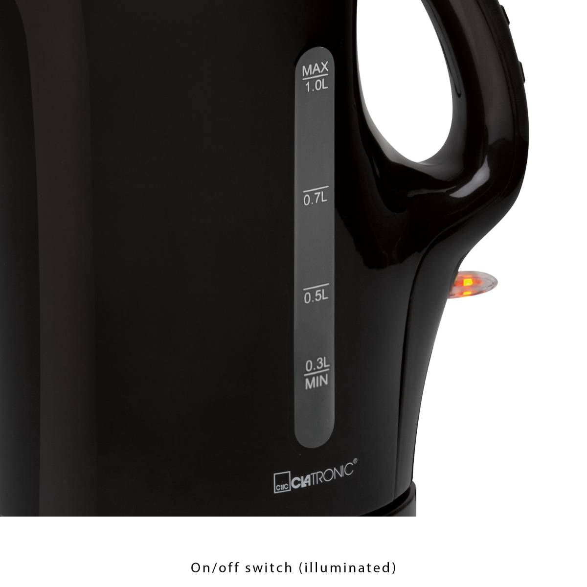 Symbol image for Clatronic WK 3462 schwarz Kettle Black Capacity: 1 l