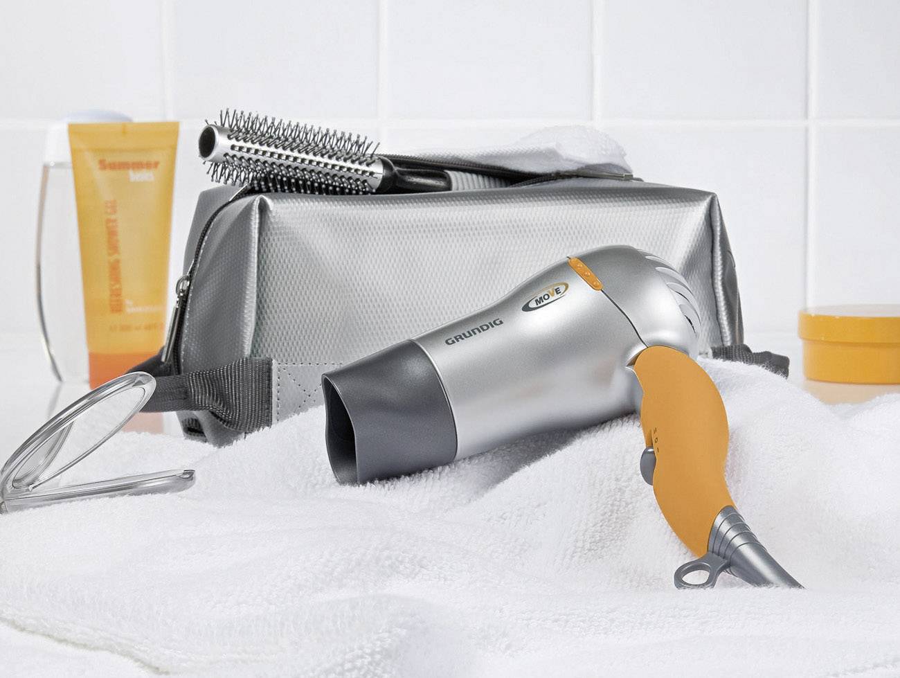 Grundig Gmk8600 Hair Dryer Silver Orange Conrad Com