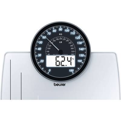 Buy Beurer GS 58 Digital bathroom scales Weight range=180 kg White