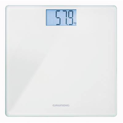 A digital bathroom scales shows a weight of '57.9 kg'.<br><br>Note: In British English, we would typically use a full stop (period) instead of a comma for decimal points, and use 'scales' as a plural noun when referring to a weighing device.