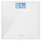A digital bathroom scales shows a weight of '57.9 kg'.<br><br>Note: In British English, we would typically use a full stop (period) instead of a comma for decimal points, and use 'scales' as a plural noun when referring to a weighing device.