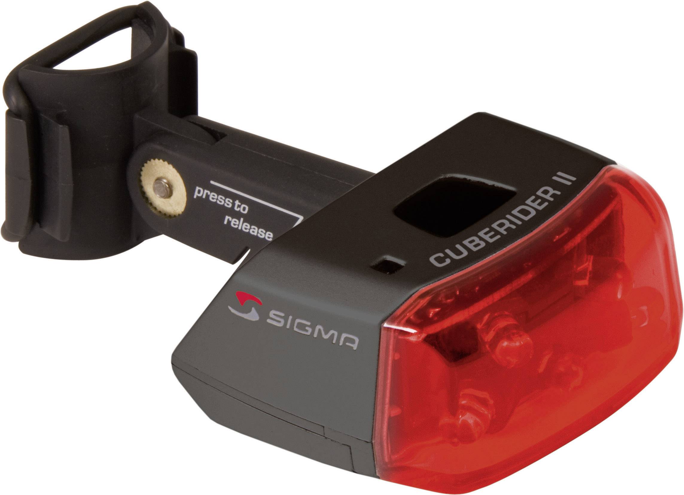 Sigma Bike light set Lightster, Cuberider ll LED (monochrome) rechargeable, batterypowered