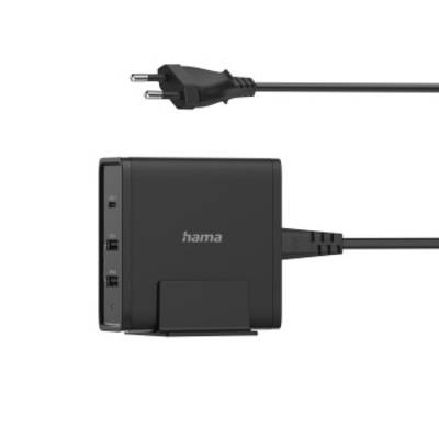 Hama  USB charging station 65 W Indoors Max. output current 3000 mA No. of outputs: 3 x USB-A, USB-C® 