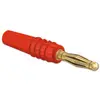 Symbol image for Stäubli SLS205-L Straight blade plug Plug, straight Pin diameter: 2 mm Red 1 pc(s)