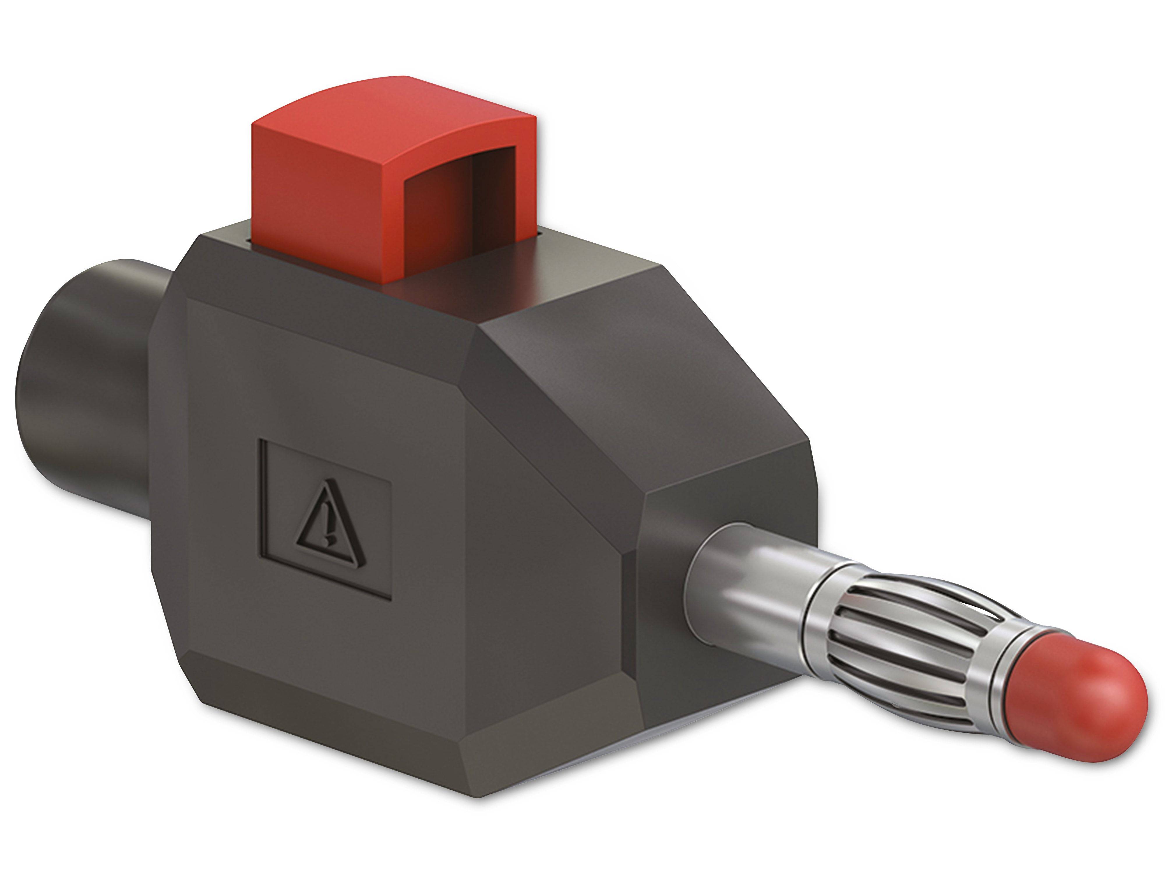 Stäubli KLS4 SCHWARZ Banana plug Plug, straight Pin diameter: 4 mm Black 1 pc(s)-2