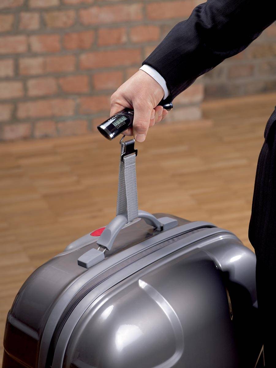 Maul travel Luggage scales 16240 90 Weight range 40 kg Readability 100 g battery-powered Black-1