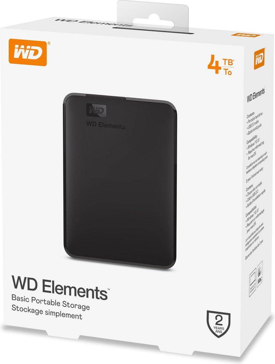 WD 4TB Elements cheapest Portable External Hard Drive