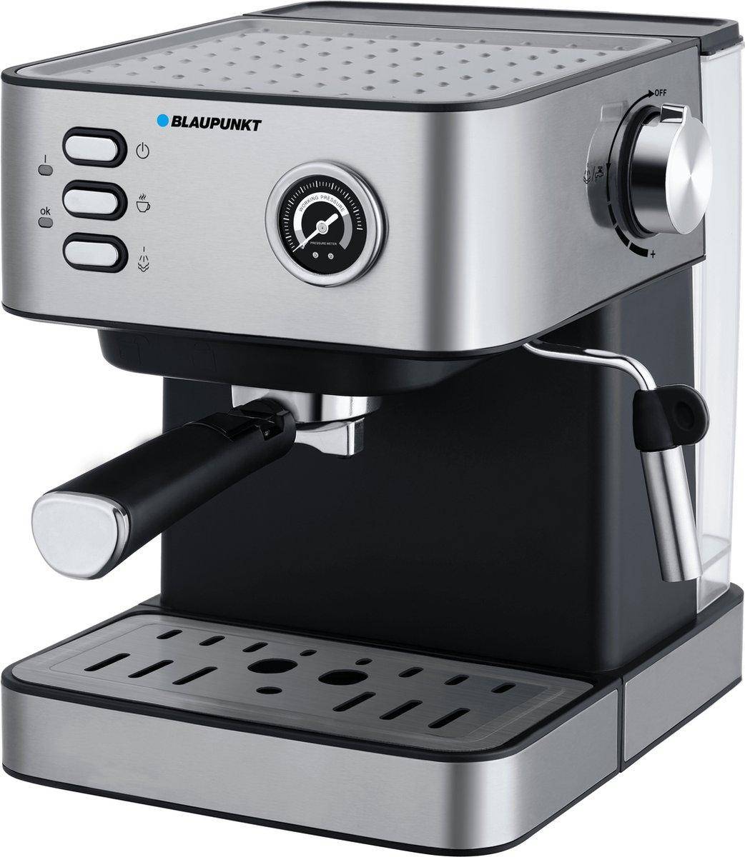 Blaupunkt CMP312 Espresso machine with sump filter holder Steel, Black ...