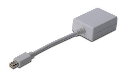 Digitus AK-340407-001-W DisplayPort / VGA Adapter [1x Mini DisplayPort plug - 1x VGA socket] White 15.00 cm-1