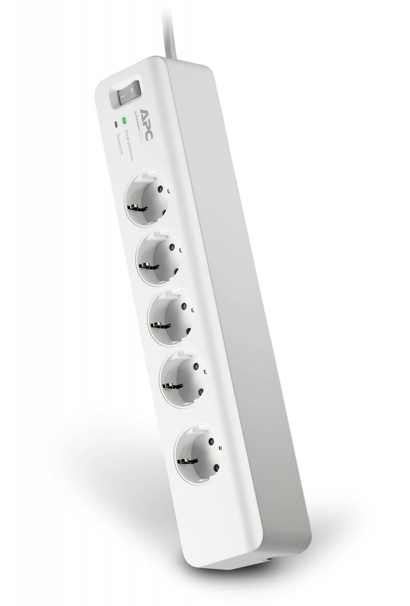 APC PM5-GR Surge protection power strip 5x White PG connector 1 pc(s)-1