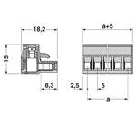 Plugs parts with screw connection
