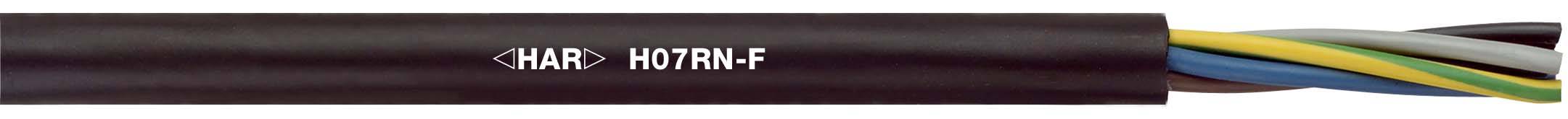 LAPP 16001233/50 Connection cable H07RN-F 4 x 1.5 mm² Black 50 m-0