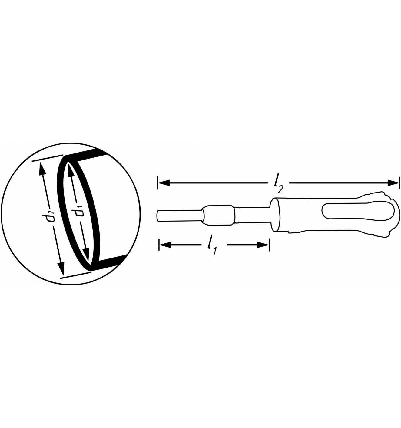Hazet 4671-9 HAZET SYSTEM cable release tool 4671-9-1