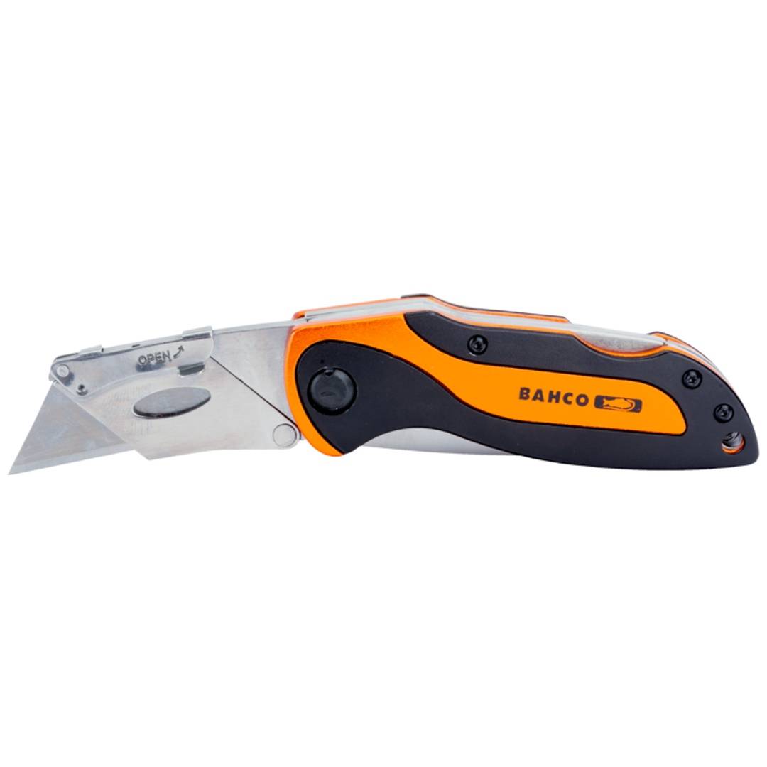 FISKARS Taglierino Safety Cutter, 18 mm, Nero/Arancione, 1004683
