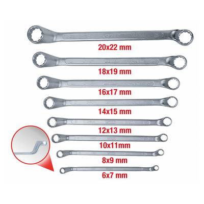 Buy Kunzer 7RRS02 Ratcheting box wrench set 4x 8 - 19 mm