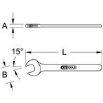 Spanners with protective insulation, 6mm