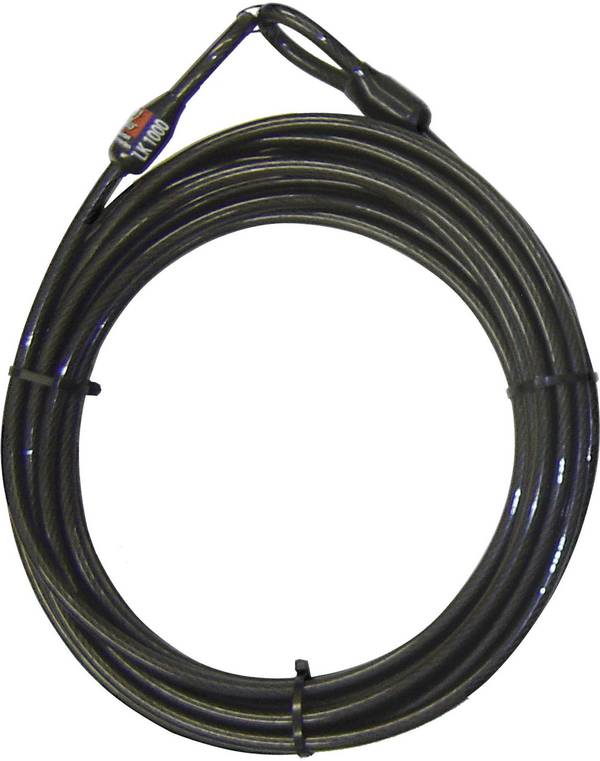 Security Plus 0289 Steel cable lock  Black  Padlock loops